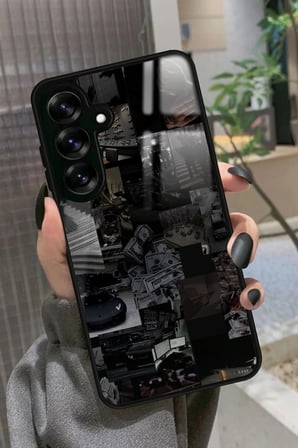 Samsung Galaxy S24 Fe Uyumlu Mafia Tasarımlı Parlak Silikon Kılıf