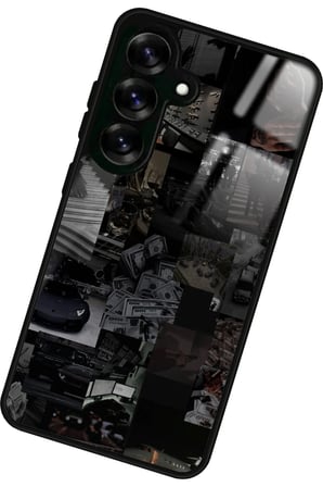 Samsung Galaxy S24 Fe Uyumlu Mafia Tasarımlı Parlak Silikon Kılıf