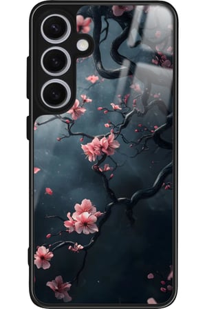 Samsung Galaxy S24 Uyumlu Van Gogh Ağaç Tablosu Tasarımlı Parlak Silikon Kılıf