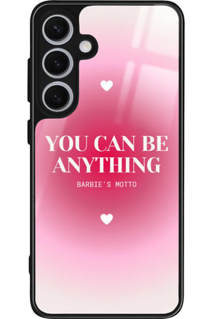 Samsung Galaxy S24 Uyumlu Barbies Motto Yazılı Parlak Silikon Kılıf