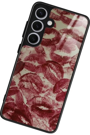 Samsung Galaxy S24 Uyumlu Dudak Tasarımlı Parlak Silikon Kılıf