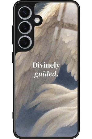 Samsung Galaxy S24 Uyumlu Melek Tasarımlı Parlak Silikon Kılıf