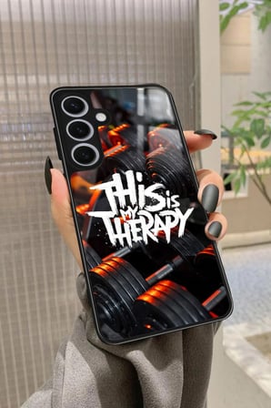 Samsung Galaxy S24 Uyumlu Gym Tasarımlı Parlak Silikon Kılıf