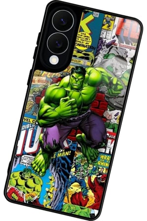 Samsung Galaxy S25 Edge Uyumlu Hulk Tasarımlı Parlak Silikon Kılıf