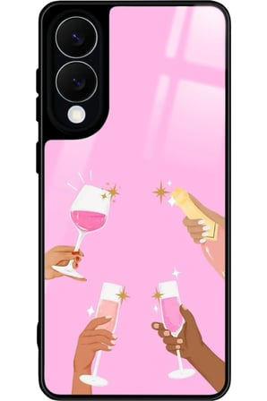 Samsung Galaxy S25 Edge Uyumlu Girl Power Tasarımlı Parlak Silikon Kılıf