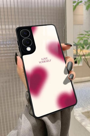 Samsung Galaxy S25 Edge Uyumlu Love Yazılı Parlak Silikon Kılıf