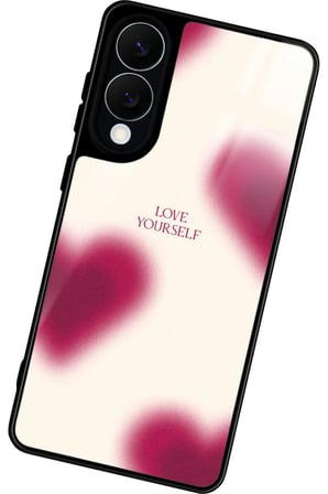Samsung Galaxy S25 Edge Uyumlu Love Yazılı Parlak Silikon Kılıf