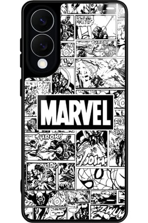 Samsung Galaxy S25 Edge Uyumlu Marvel Tasarımlı Parlak Silikon Kılıf