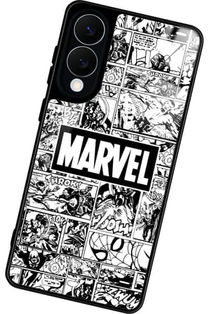 Samsung Galaxy S25 Edge Uyumlu Marvel Tasarımlı Parlak Silikon Kılıf