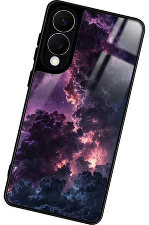 Samsung Galaxy S25 Edge Uyumlu Soyut Sanat Tasarımlı Parlak Silikon Kılıf