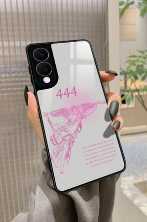 Samsung Galaxy S25 Edge Uyumlu 444 Yazılı Parlak Silikon Kılıf