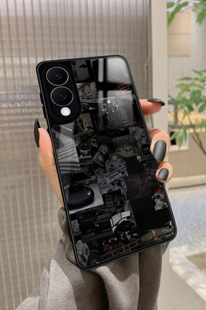 Samsung Galaxy S25 Edge Uyumlu Mafia Tasarımlı Parlak Silikon Kılıf