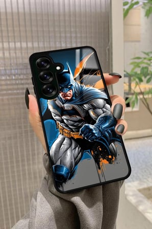 Samsung Galaxy S25 Plus Uyumlu Batman Tasarımlı Parlak Silikon Kılıf