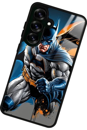 Samsung Galaxy S25 Plus Uyumlu Batman Tasarımlı Parlak Silikon Kılıf