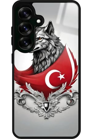 Samsung Galaxy S25 Plus Uyumlu Türk Bayrağı Tasarımlı Parlak Silikon Kılıf