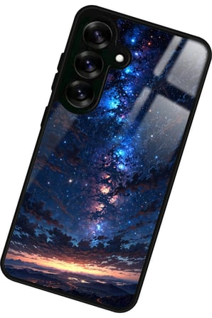 Samsung Galaxy S25 Plus Uyumlu Soyut Sanat Tasarımlı Parlak Silikon Kılıf