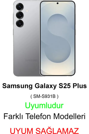 Samsung Galaxy S25 Plus Uyumlu Soyut Sanat Tasarımlı Parlak Silikon Kılıf