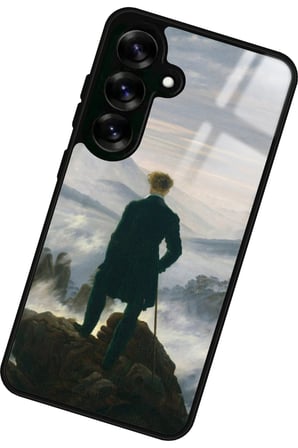 Samsung Galaxy S25 Plus Uyumlu Bulutların Üzerinde Yolculuk Tasarımlı Parlak Silikon Kılıf