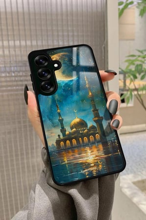 Samsung Galaxy S25 Plus Uyumlu Cami Tasarımlı Parlak Silikon Kılıf