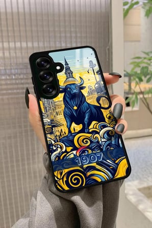 Samsung Galaxy S25 Plus Uyumlu Kadıköy Boğası Tasarımlı Parlak Silikon Kılıf