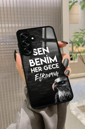 Samsung Galaxy S25 Plus Uyumlu Söz Yazılı Parlak Silikon Kılıf