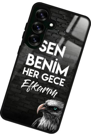 Samsung Galaxy S25 Plus Uyumlu Söz Yazılı Parlak Silikon Kılıf