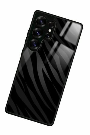 Samsung Galaxy S25 Ultra Uyumlu Zebra Tasarımlı Parlak Silikon Kılıf