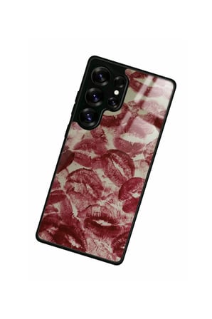 Samsung Galaxy S25 Ultra Uyumlu Dudak Tasarımlı Parlak Silikon Kılıf