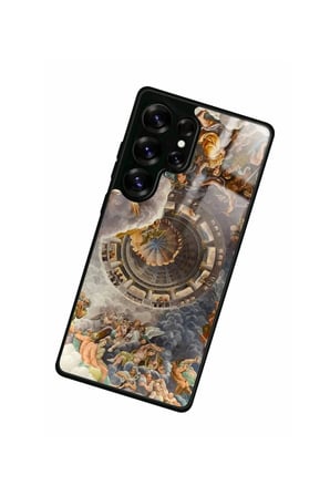 Samsung Galaxy S25 Ultra Uyumlu Rönesans Tasarımlı Parlak Silikon Kılıf