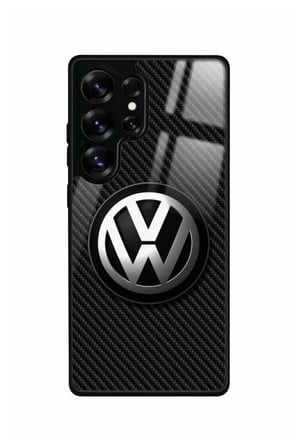 Samsung Galaxy S25 Ultra Uyumlu Araba Logosu Tasarımlı Parlak Silikon Kılıf
