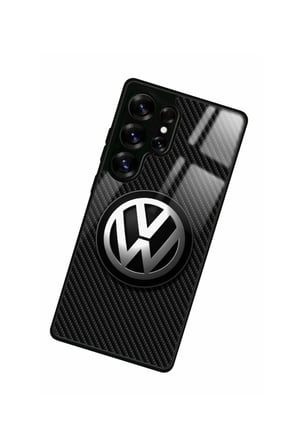 Samsung Galaxy S25 Ultra Uyumlu Araba Logosu Tasarımlı Parlak Silikon Kılıf