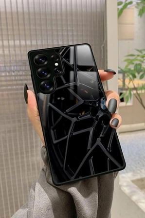 Samsung Galaxy S25 Ultra Uyumlu Araba Tasarımlı Parlak Silikon Kılıf