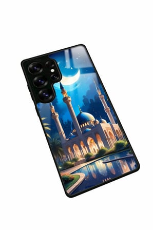 Samsung Galaxy S25 Ultra Uyumlu Cami Tasarımlı Parlak Silikon Kılıf