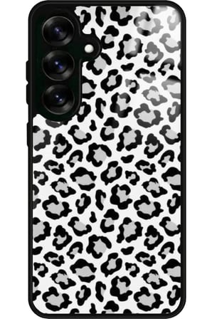 Samsung Galaxy S25 Uyumlu Leopar Tasarımlı Parlak Silikon Kılıf
