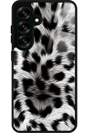 Samsung Galaxy S25 Uyumlu Leopar Tasarımlı Parlak Silikon Kılıf