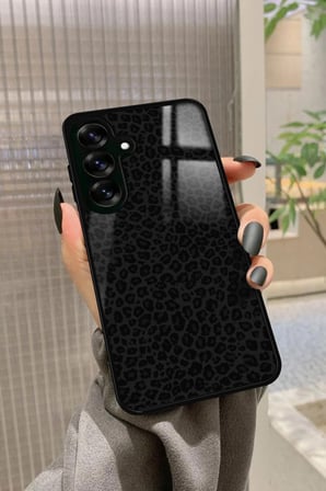 Samsung Galaxy S25 Uyumlu Leopar Tasarımlı Parlak Silikon Kılıf
