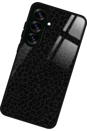 Samsung Galaxy S25 Uyumlu Leopar Tasarımlı Parlak Silikon Kılıf