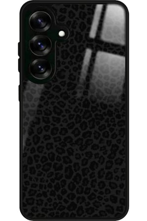 Samsung Galaxy S25 Uyumlu Leopar Tasarımlı Parlak Silikon Kılıf