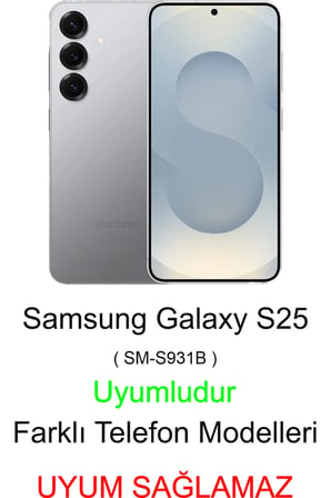 Samsung Galaxy S25 Uyumlu Yeşil Kare Tasarımlı Parlak Silikon Kılıf