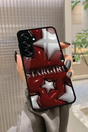 Samsung Galaxy S25 Uyumlu Star Girl Tasarımlı Parlak Silikon Kılıf