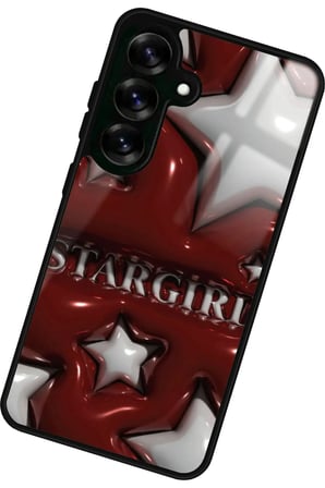 Samsung Galaxy S25 Uyumlu Star Girl Tasarımlı Parlak Silikon Kılıf