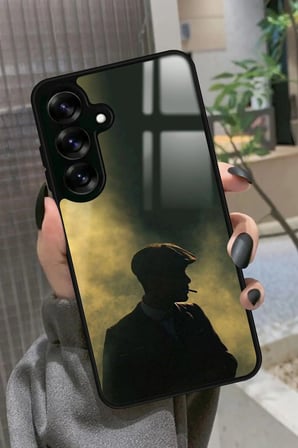 Samsung Galaxy S25 Uyumlu Thomas Shelby Tasarımlı Parlak Silikon Kılıf