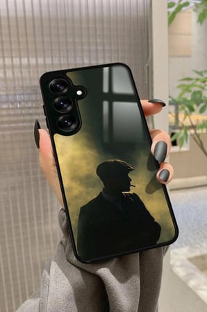 Samsung Galaxy S25 Uyumlu Thomas Shelby Tasarımlı Parlak Silikon Kılıf
