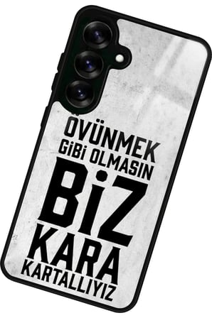 Samsung Galaxy S25 Uyumlu Söz Yazılı Parlak Silikon Kılıf