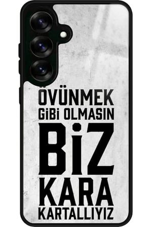 Samsung Galaxy S25 Uyumlu Söz Yazılı Parlak Silikon Kılıf