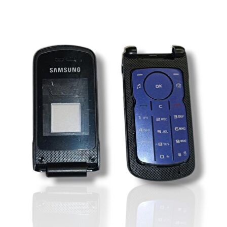 Samsung M2310 Kasa Samsung Galaxy M2310 Uyumlu Siyah Renk Orta Kasa Ön Arka Kapak Tuş Takımı