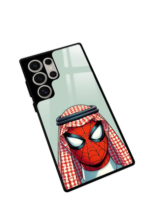 Samsung Galaxy S22 Ultra Uyumlu Örümcek Adam Tasarımlı Parlak Silikon Kılıf