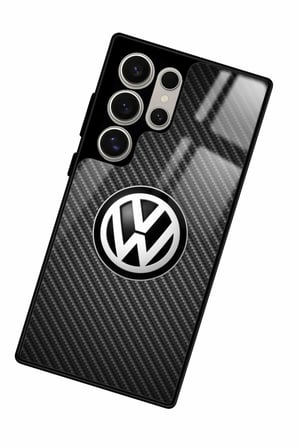 Samsung Galaxy S22 Ultra Uyumlu Araba Logosu Tasarımlı Parlak Silikon Kılıf