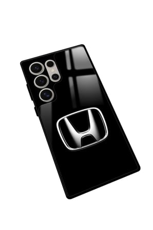 Samsung Galaxy S22 Ultra Uyumlu Araba Logosu Tasarımlı Parlak Silikon Kılıf