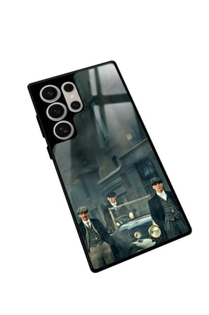 Samsung Galaxy S22 Ultra Uyumlu Peaky Blinders Tasarımlı Parlak Silikon Kılıf